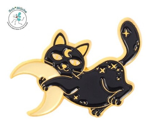 Anstecker katze himmel - katze,