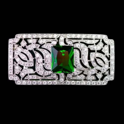 Smaragd diamant 10k - diamant,