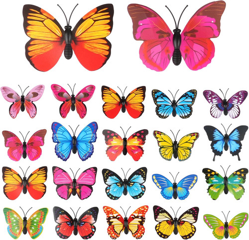 Bunte schmetterling anstecker - bunte,