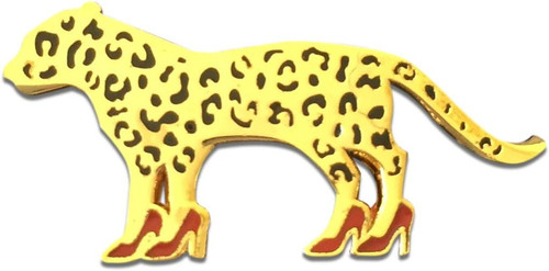 Leoparden ansteck pin leo - leoparden,